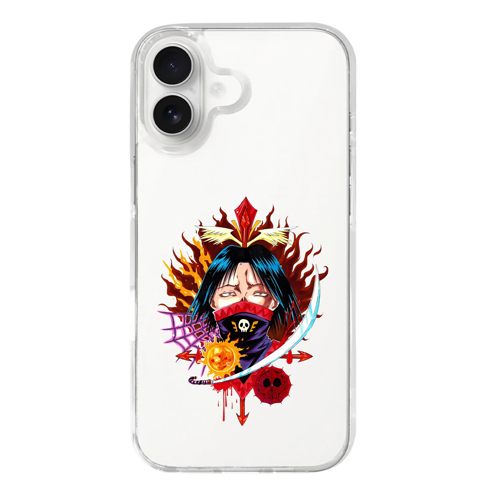 ハンター×ハンター グッズ フェイタン＝ポートオ - iPhone 17シリーズ 透明スマホケース – 薄型・耐衝撃・精密フィット保護カバー